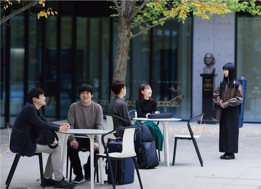 学生との懇談コーナー