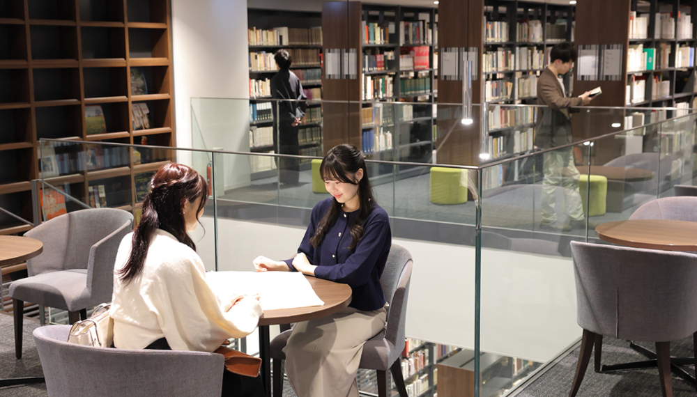 図書館の様子。