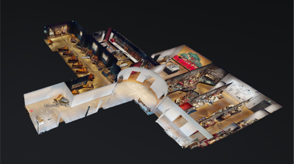 楽器ミュージアムの3Dマップ